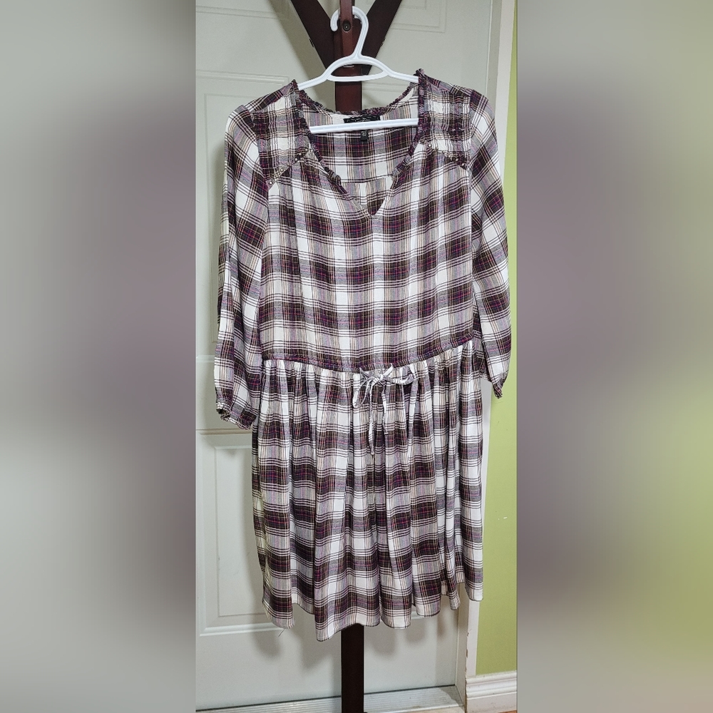 Jessica Simpson Plaid Dress US2